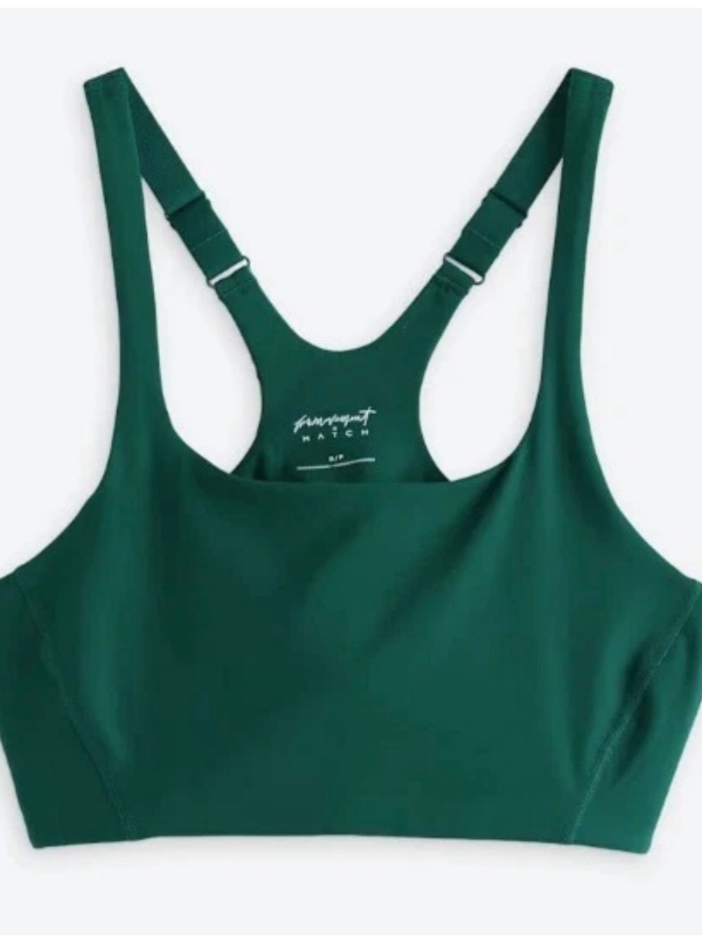 Free People FP Movement X Hatch Green Sports Bra Sz S Trendy Running Workout